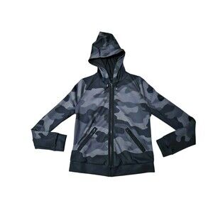 Ultra Cor Womens Size 10 Jacket Camo Nylon Stretchy Athlesiure Gym $275